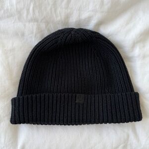 lululemon close-fit wool-blend ribbed knit beanie - black - one size